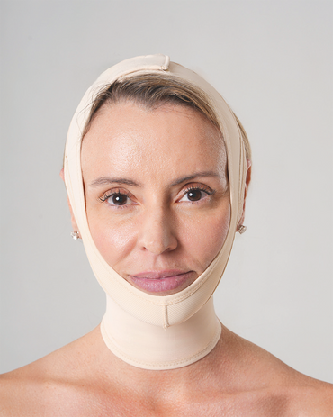Open Face Mask with Full Neck Coverage