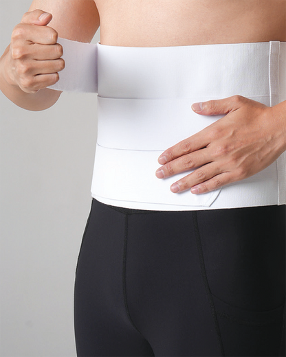 9 Inch Height Abdominal Binder with 3 Split Panels