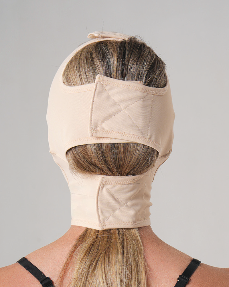 Covered Face Mask with Minimal Neck Coverage