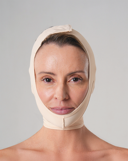 Covered Face Mask with Minimal Neck Coverage