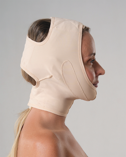 Covered Face Mask with Full Neck Coverage