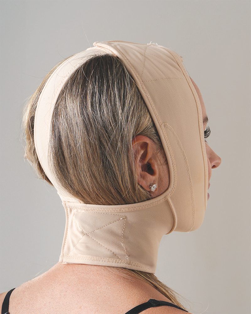 Open Face Mask with Full Neck Coverage