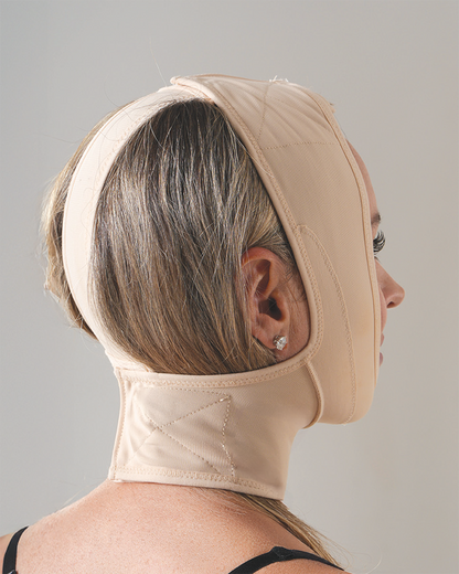 Open Face Mask with Full Neck Coverage
