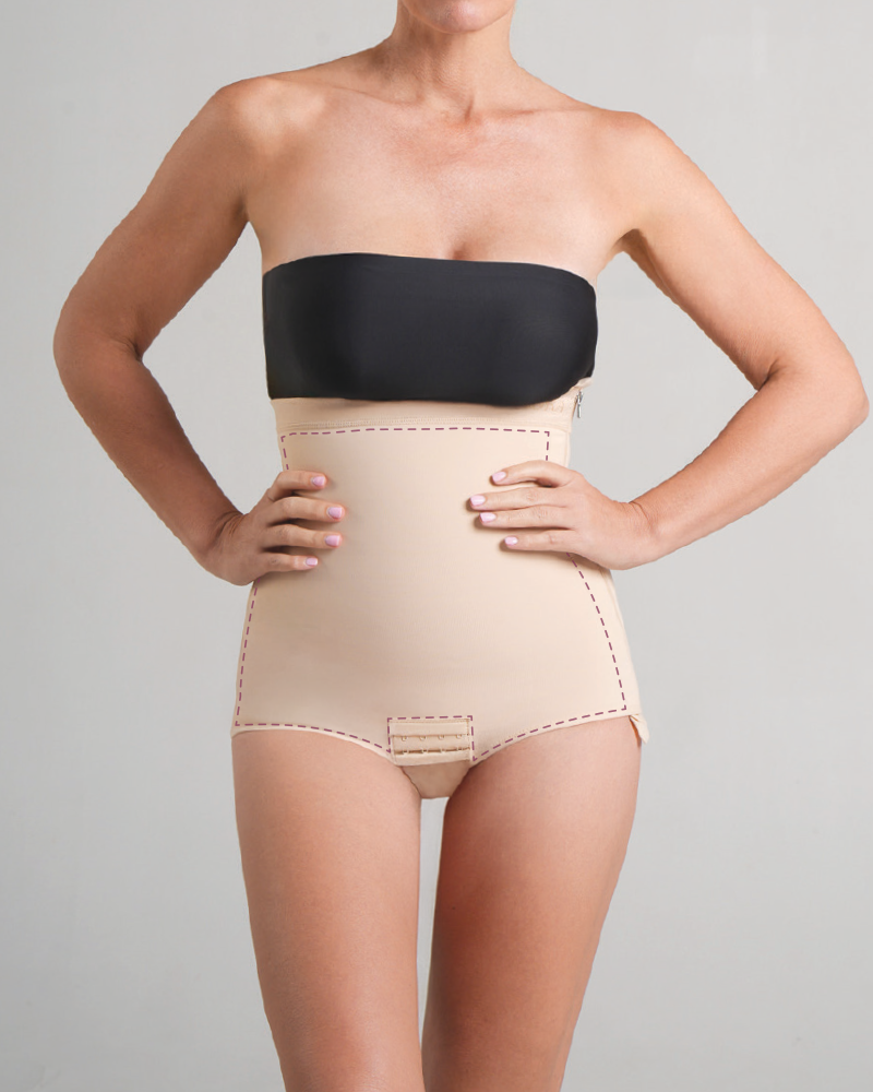 High Waist Female Girdle - Bikini Length