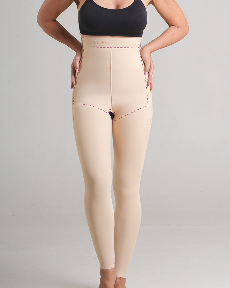 High Waist Female Girdle - Ankle Length